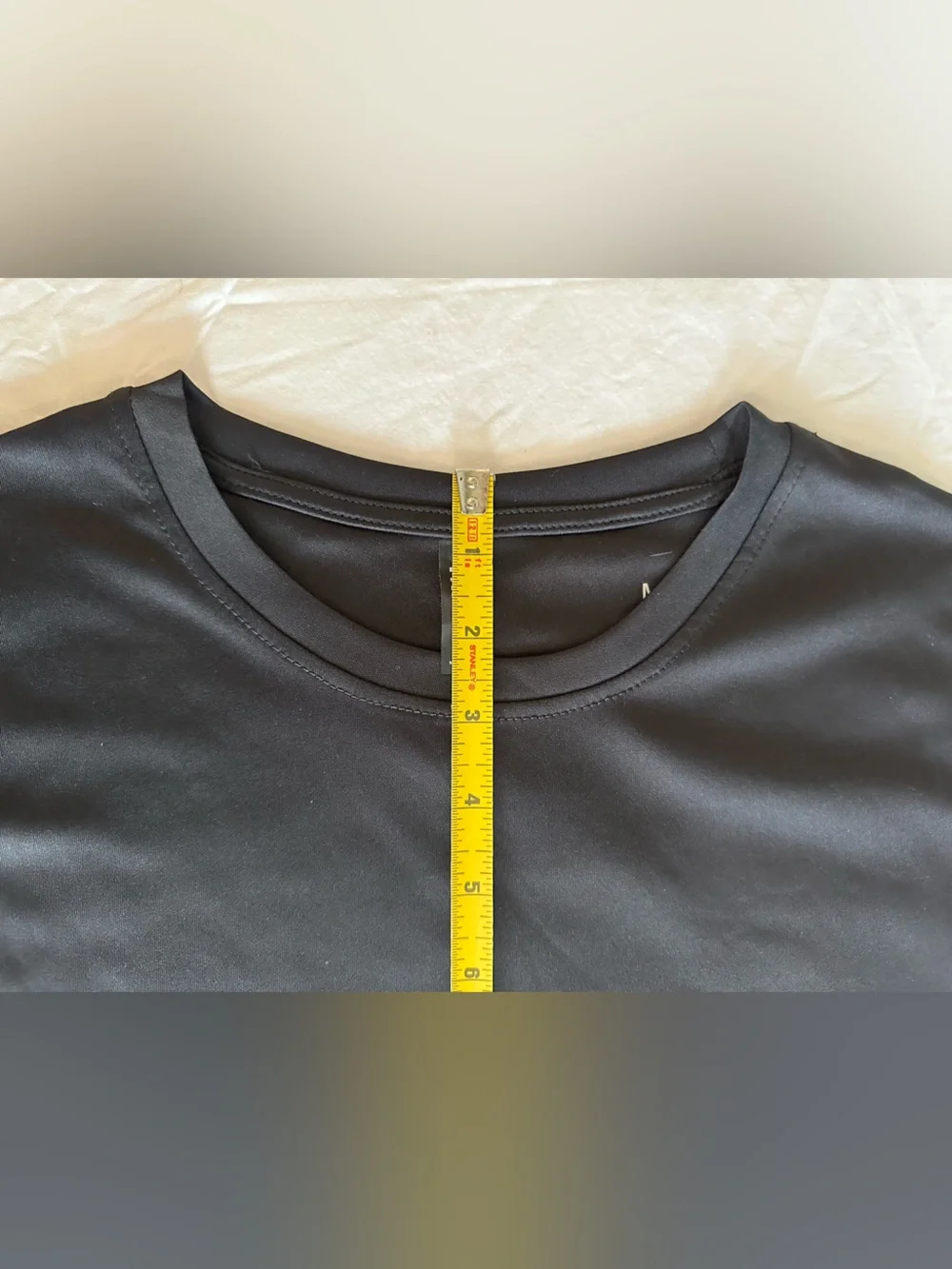 Tri Dry Classic Moisture Wicking Black Crewneck Short Sleeve T-Shirt